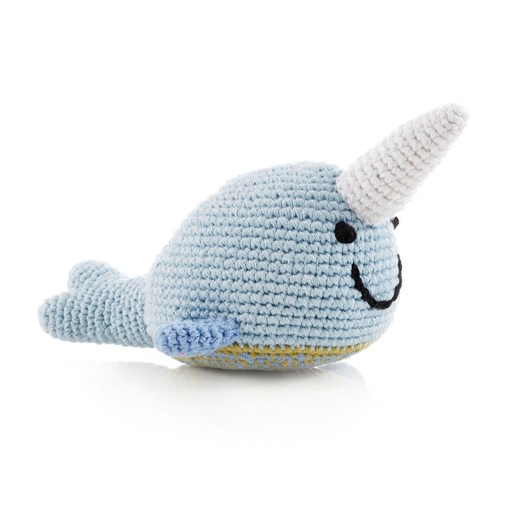 Narwhal Baby Rattle